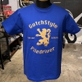 2023 GSPD emblem Tee / Blue x Gold