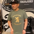 2023 GSPD emblem Tee / Olive x Gold