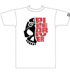 King of Skull Tee / Slull&Red WHITE