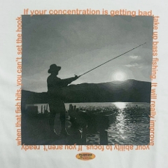 Happy FISHING Tee / White
