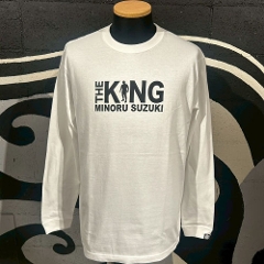 The KING Long sleeve Tee / White
