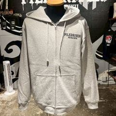 King of Skull ZIP Hoodie / White