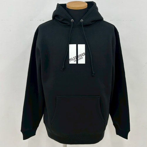 2026 PAUSE Pull Over Hoodie 10oz Sweat / Black パイルドライバー