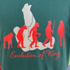 SALE Evolution of KING Tee/IVY Green
