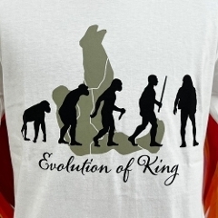 SALE Evolution of KING Tee/white