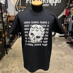 SALE ROCK SKULL square Tee / Black x White