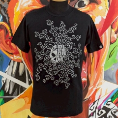 Arabesque Tee / Black x Silver
