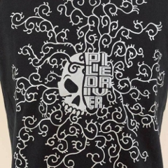 Arabesque Tee / Black x Silver