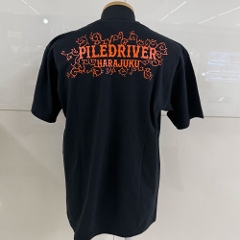 Arabesque Tee / Black x Orange
