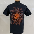 Arabesque Tee / Black x Orange