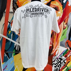 Arabesque Tee / White x Black
