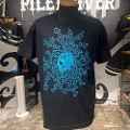 Arabesque Tee / Black x Blue
