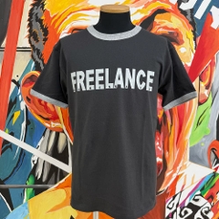 FREELANCE Ringer�@Tee / Vintage D Gray